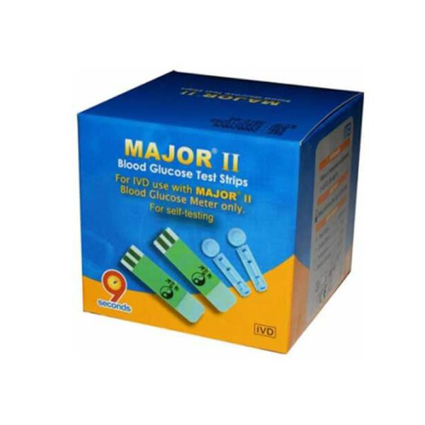 نوار تست قند خون ماژور2-major II