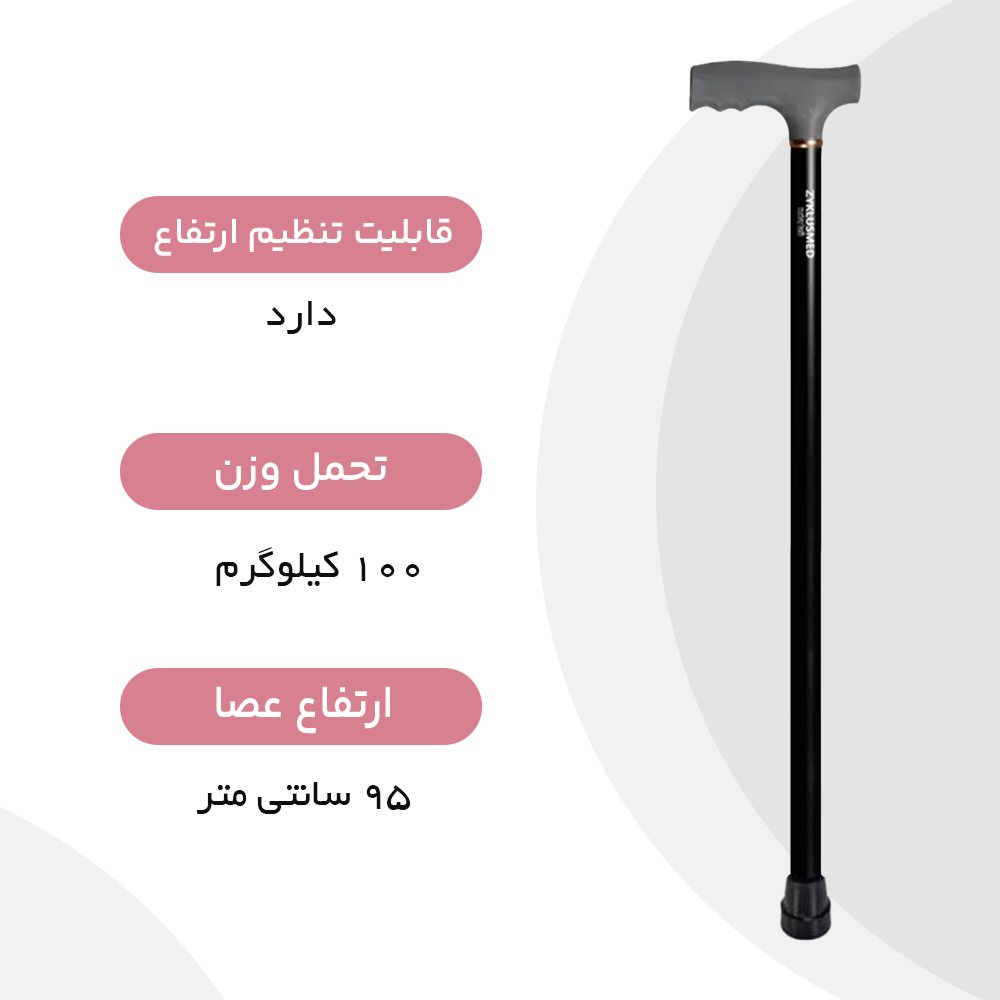 عصا لردی دسته پلاستیکی M10 زیکلاسمد