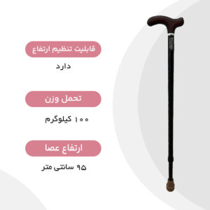 عصا لردی دسته چوبی زیکلاسمد