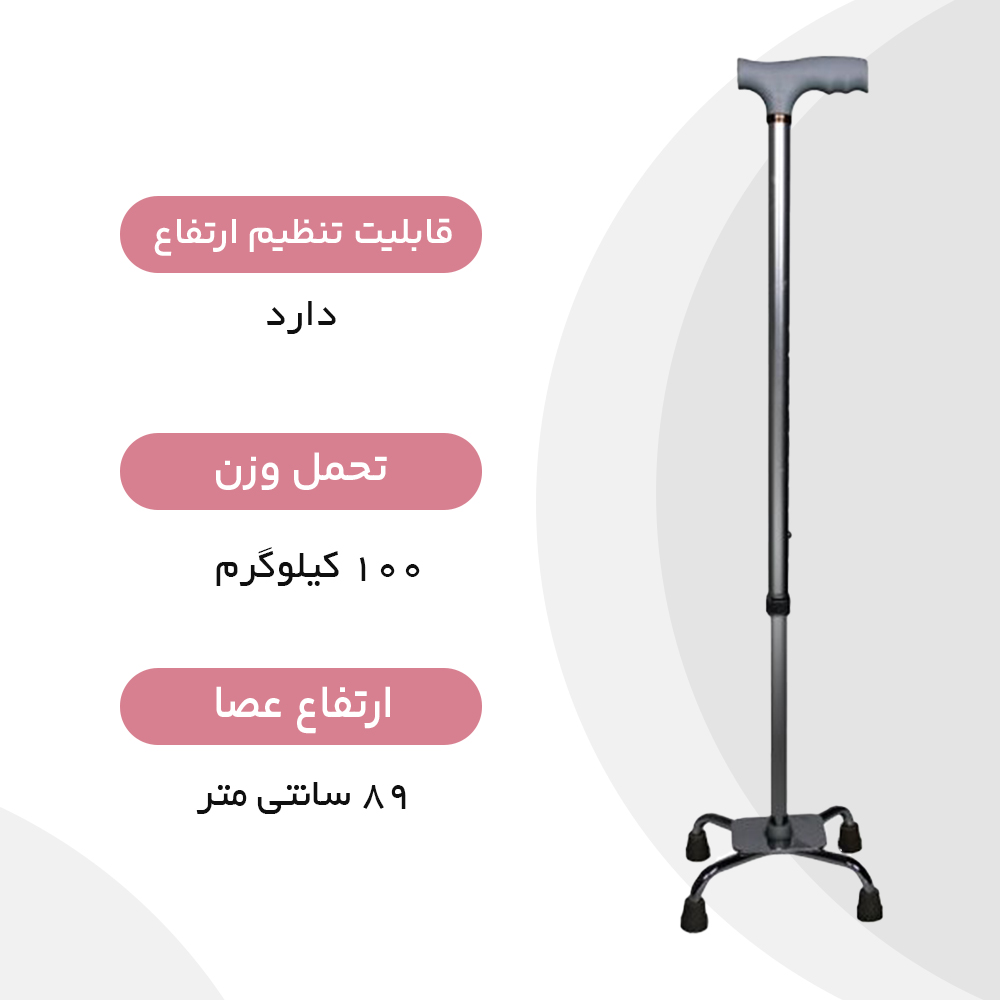 عصا لردی چهارپایه زیکلاسمد